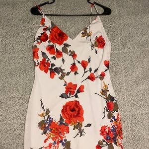Floral midi dress